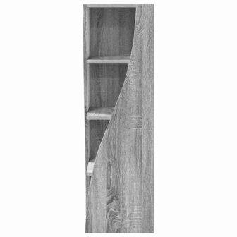 Hoekkast Wit 32x32x102cm Bewerkt hout 6