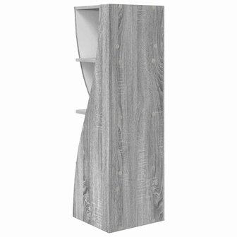 Hoekkast Wit 32x32x102cm Bewerkt hout 7