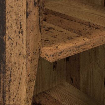 Hoekkast Wit 32x32x102cm Bewerkt hout 8