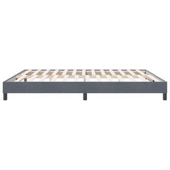 Boxspringbed zonder matras 180x220 cm fluweel donkergrijs 6