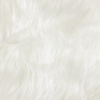 Nep Schapenvacht Tapijt Tafalla Wit &Oslash; 120 cm Polyester 9