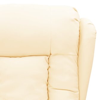 Sta-op-stoel kunstleer cr&egrave;mekleurig 6