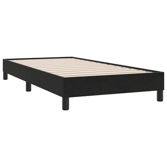Boxspring zonder matras fluweel zwart 100x210 cm 3