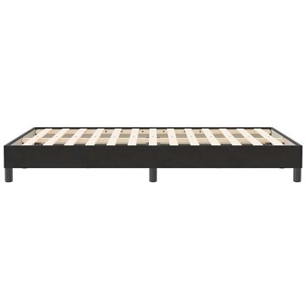 Boxspring zonder matras fluweel zwart 120x210 cm 6