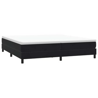 Boxspringbed zonder matras 200x210 cm fluweel zwart 3