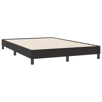 Boxspring zonder matras fluweel zwart 140x220 cm 4