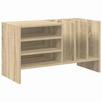 Platenkast Sonoma Eiken 78.5 x 35 x 45 cm Bewerkt hout 2