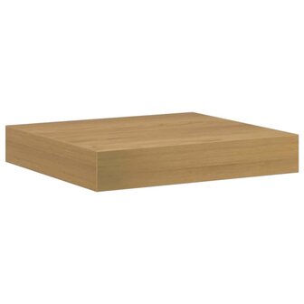 Wandplank Wandgemonteerd Bruin 23 x 23,5 x 4 cm Bewerkt hout 2