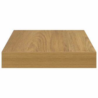 Wandplank Wandgemonteerd Bruin 23 x 23,5 x 4 cm Bewerkt hout 7