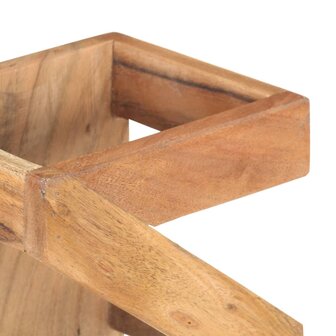 Wijnrek voor 5 flessen massief acaciahout 6