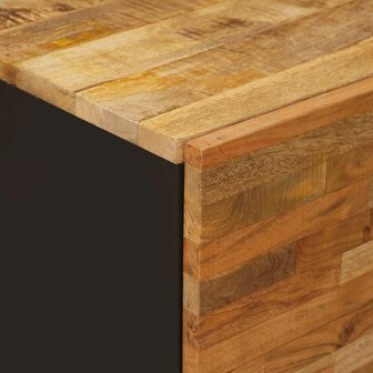 Bijzetkast Bruin 40 x 33,5 x 75 cm Massief Mango Hout 6