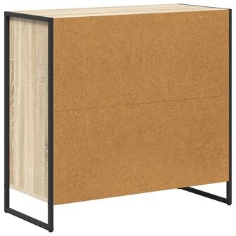 Bijzetkast Sonoma 79 x 36 x 75 cm Bewerkt hout 8