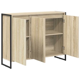 Bijzetkast Sonoma 96,5 x 30 x 75 cm Bewerkt hout 5