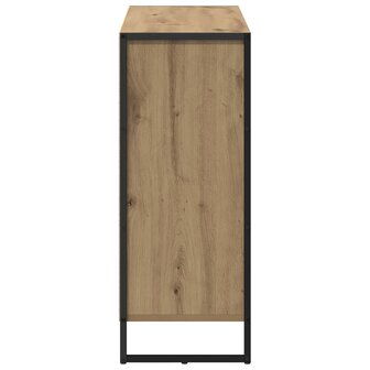 Bijzetkast Ambachtelijk eiken 96,5 x 30 x 75 cm Bewerkt hout 7