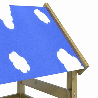 Speeltoren Bruin Massief ge&iuml;mpregneerd hout 3