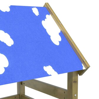 Speeltoren Bruin Massief ge&iuml;mpregneerd hout 4