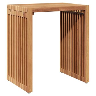 Tuin Bijzettafel 3 pcs Bruin 33 x 44,5 x 51 cm Massief Teakhout 5