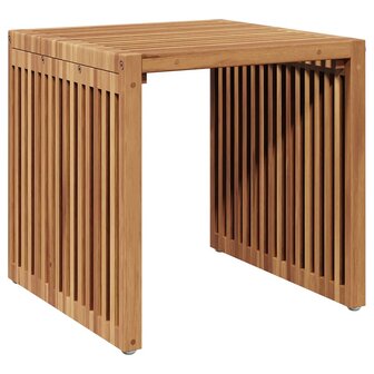 Tuin Bijzettafel Bruin 45 x 42,5 x 45 cm Massief Teakhout 2