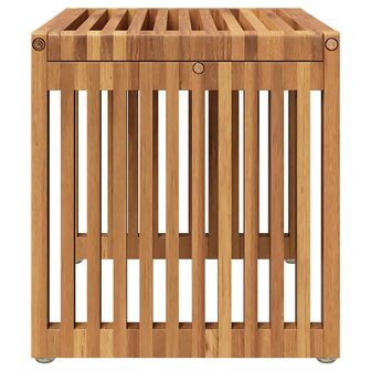 Tuin Bijzettafel Bruin 50 x 32,5 x 35 cm Massief Teakhout 6