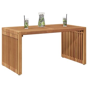 Tuin Bijzettafel Bruin 70 x 37,5 x 35,5 cm Massief Teakhout 3