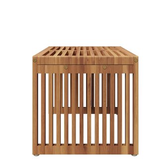 Tuin Bijzettafel Bruin 70 x 37,5 x 35,5 cm Massief Teakhout 6