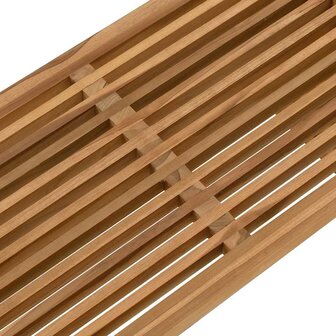 Tuin Bijzettafel Bruin 70 x 37,5 x 35,5 cm Massief Teakhout 8