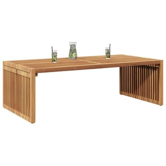 Tuin Bijzettafel Bruin 110 x 55 x 35,5 cm Massief Teakhout 3