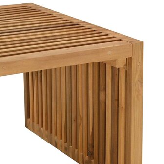 Tuin Bijzettafel Bruin 110 x 55 x 35,5 cm Massief Teakhout 9