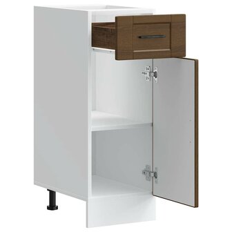 Onderkast "Porto" bewerkt hout bruin eikenkleur 5