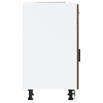 Onderkast "Porto" bewerkt hout bruin eikenkleur 6