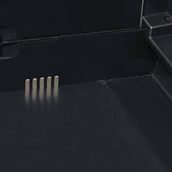 Tuinkast met 3 schappen zwart 6