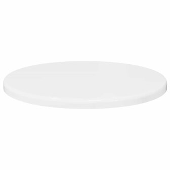 Tafelblad Hoogglans wit 30 x 30 x 1,5 cm Bewerkt hout 5