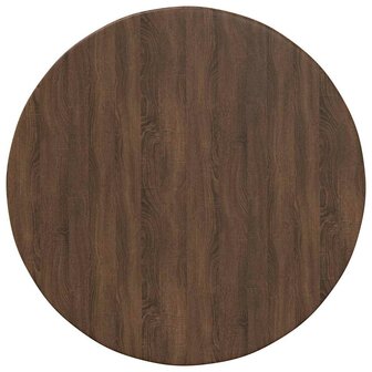 Tafelblad bruin eikenkleur 50 x 50 x 1,5 cm Bewerkt hout 2
