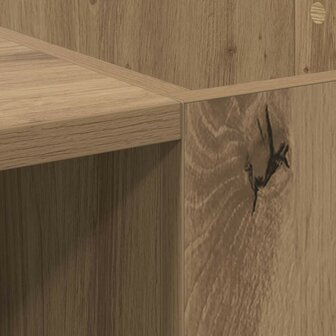 Platenkast met plank met opslag Artisan Eiken 121 x 38 x 48 cm 8