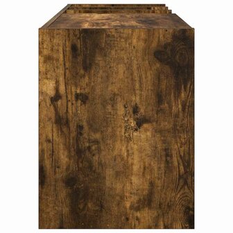Platenkast Gerookt eiken 78.5 x 35 x 45 cm Bewerkt hout 6