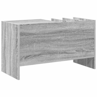 Platenkast Grijs Sonoma 78.5 x 35 x 45 cm Bewerkt hout 7