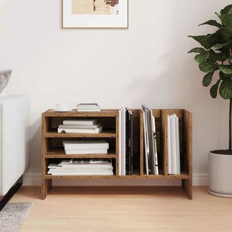 Platenkast met plank Oudhout 78.5 x 35 x 45 cm Bewerkt hout 4