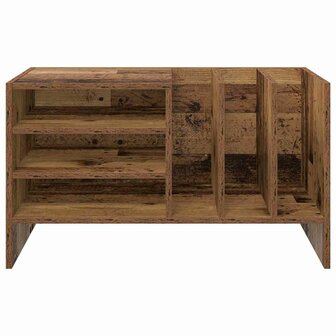 Platenkast met plank Oudhout 78.5 x 35 x 45 cm Bewerkt hout 5