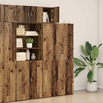 Wandkast Oudhout 30 x 42,5 x 39,5 cm Bewerkt hout 4