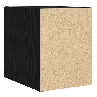 Wandkast Zwart Eiken 30 x 42,5 x 39,5 cm Bewerkt hout 7