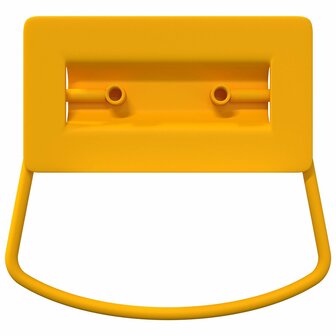 Kast Handvatten 12 pcs Mosterdgeel 85 x 45 mm Metaal 6