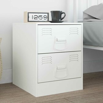 Kast Handvatten 12 pcs Wit 85 x 45 mm Metaal 1