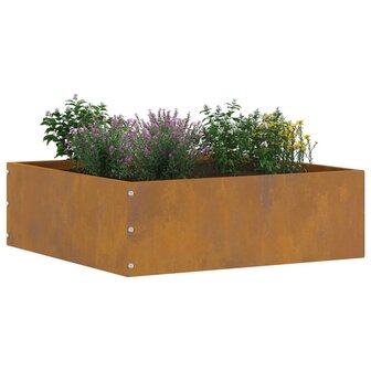 Tuinrand Roestig 40 x 40 x 13 cm Cortenstaal 2