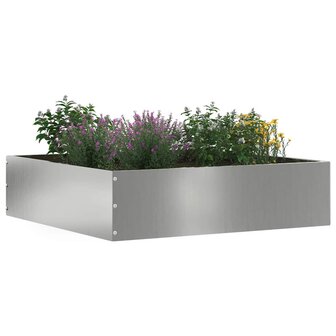 Tuinrand Zilver 50 x 50 x 13 cm Gegalvaniseerd staal 2