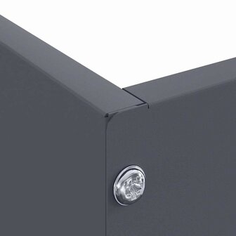 Tuinrand Antraciet 60 x 60 x 13 cm Staal 7