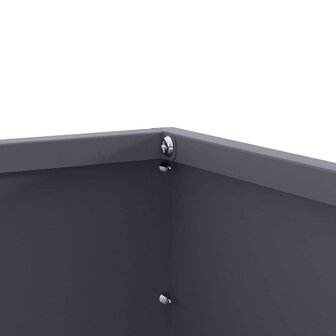 Tuinrand Antraciet 60 x 60 x 13 cm Staal 8