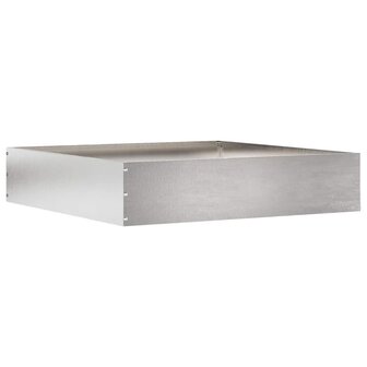Tuinrand Zilver 60 x 60 x 13 cm Roestvrij staal 2