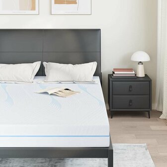 Matras Wit 160 x 200 cm Schuim 3