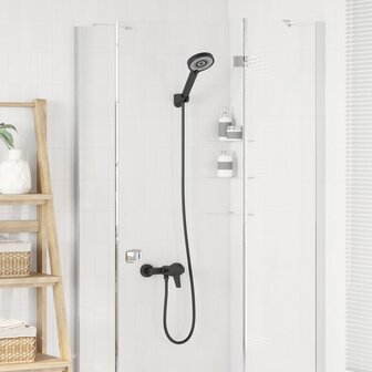 Doucheset Zwart G 1 / 2 inch Koper 3