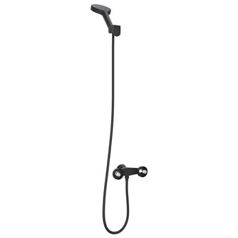 Doucheset Zwart G 1 / 2 inch 5